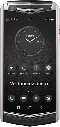  Vertu Aster P Baroque Jade Black Calf