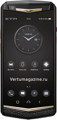  Vertu Aster P Gothic BLK Screw Calf