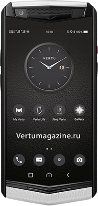  Vertu Aster P Gothic Moon White Calf