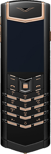  Vertu Signature S Design Pure Black Red Gold Exclusive