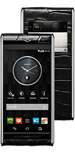 Vertu Aster Black Alligator