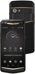  Vertu Aster P Gothic BLK Screw Calf