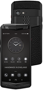  Vertu () Aster P Gothic Jade Black Calf