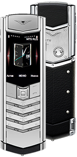  Vertu () Signature S Design Pure Silver Russian