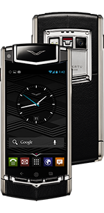 Vertu () Ti Titanium Black Leather